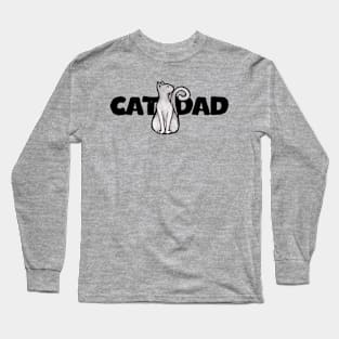 Cat Dad Long Sleeve T-Shirt